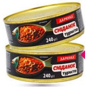 Сніданок туриста  240г 24шт.ящ. ж/б №3 ТМ "Даринка"